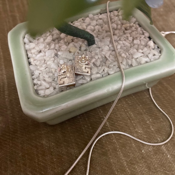 Vintage Baltic Amber “925 Silver Necklace/earrings - Picture 7 of 10